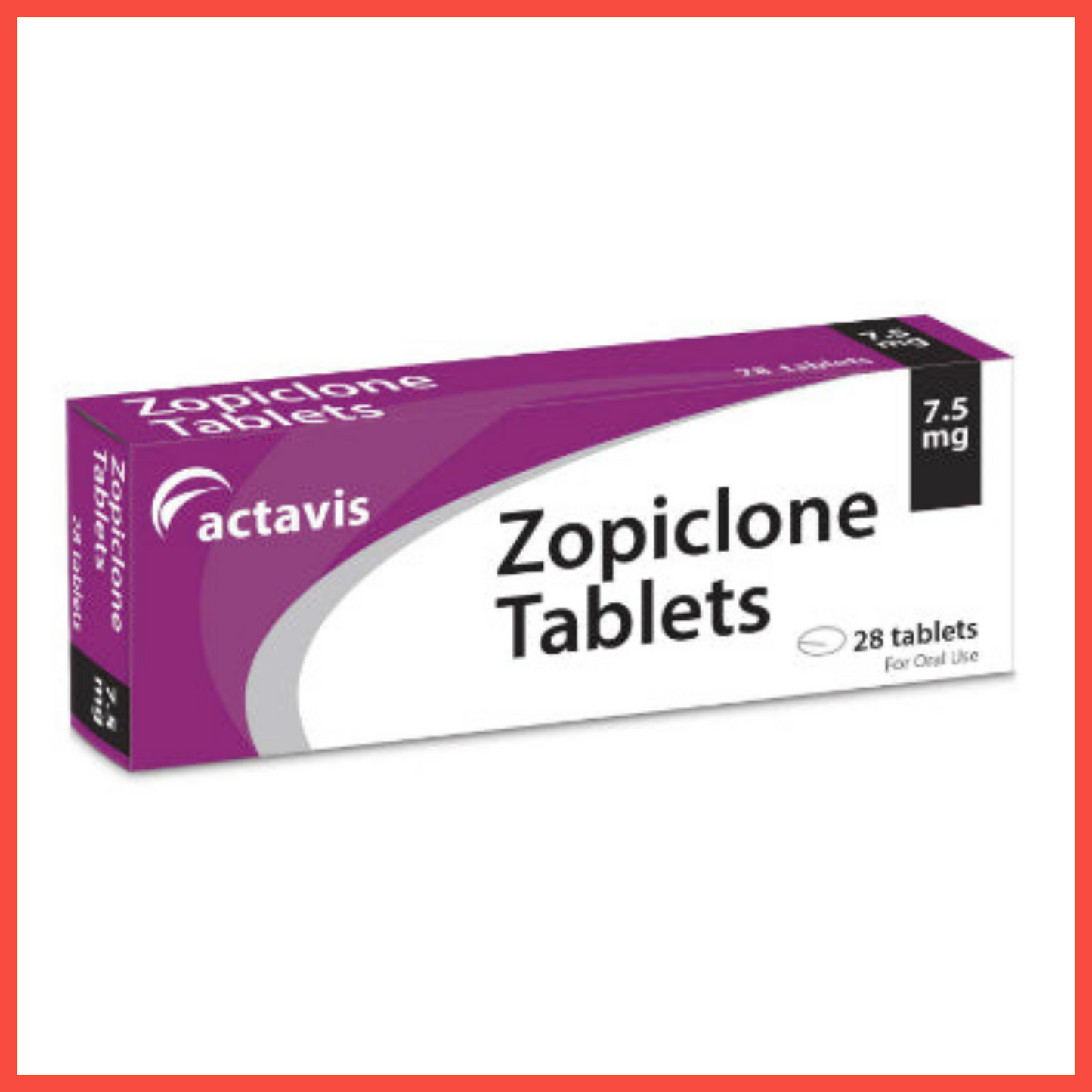 Zopiclone Actavis 7.5mg