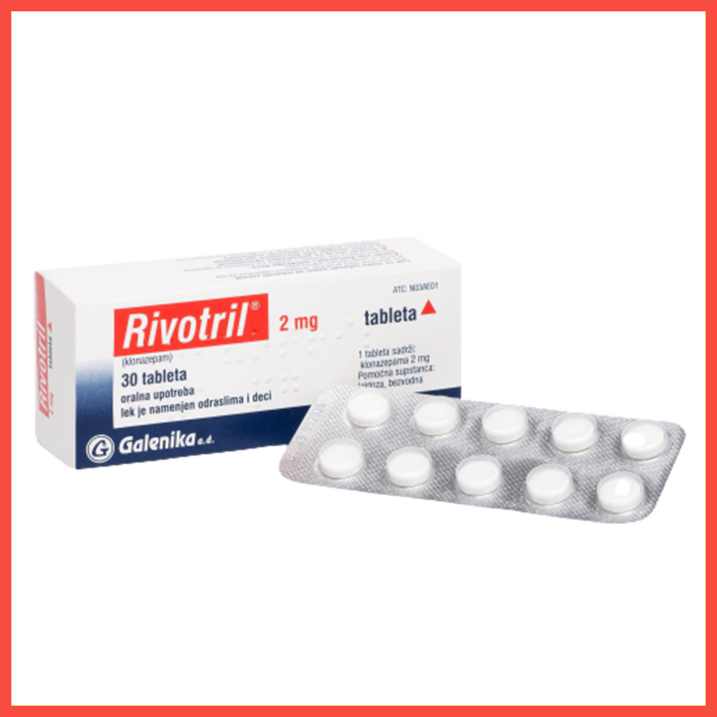 Rivotril 2mg Galenika