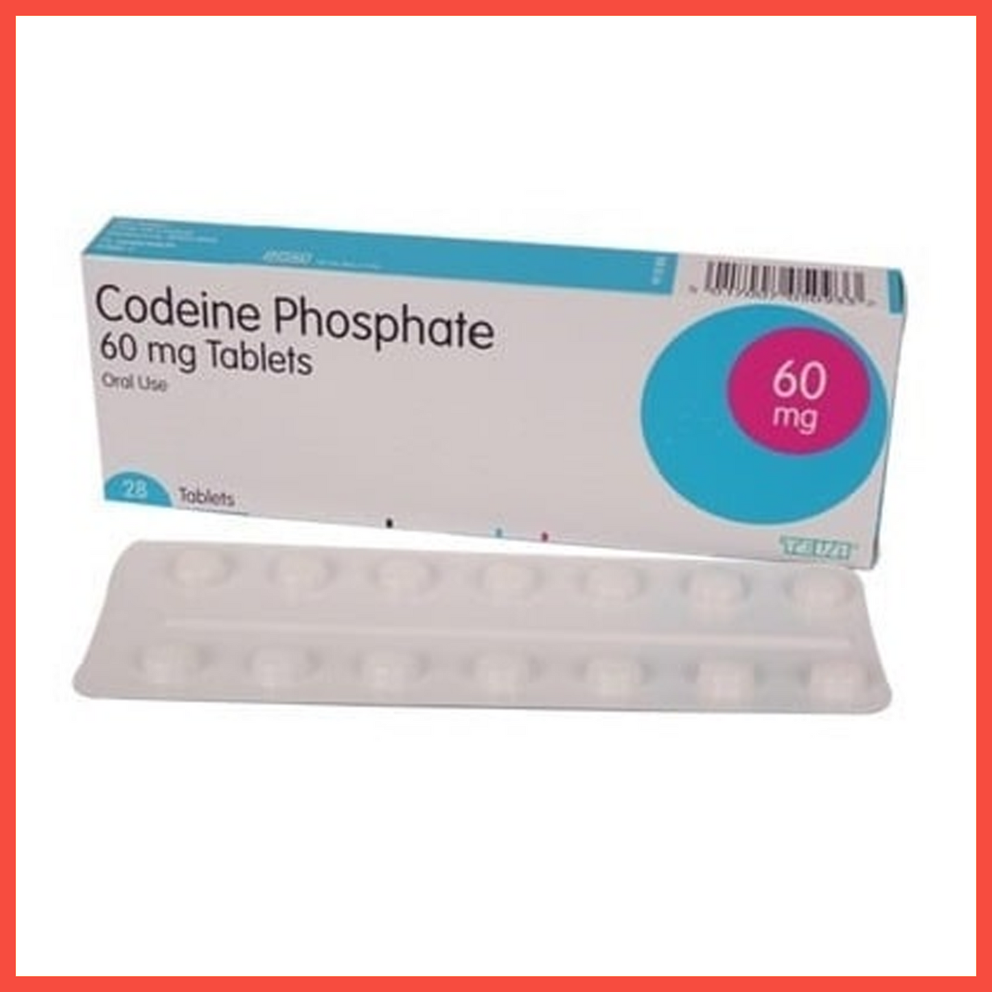 Codeine Phosphate 60mg (14 per pack)